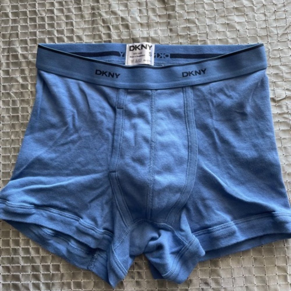 DKNY MEN NEW BOXER BRIEF SIZE S LIGHT BLUE